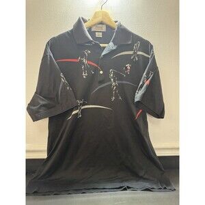 RARE VTG 90s Mickey Mouse Titleist By Corbin Mickey Mouse Golf Polo Shirt Men L